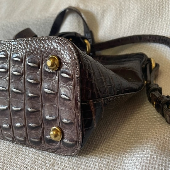 NWT Brahmin mini Asher Anthracite Melbourne Genuine Leather - Picture 10 of 15